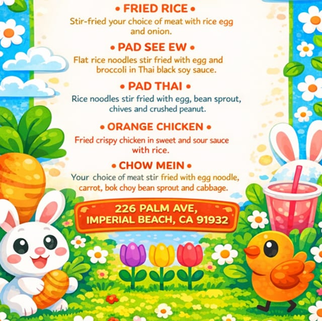 Kids Orange Chicken.