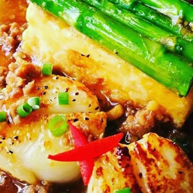 Scallop Tofu Savoey.