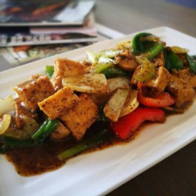 Pad Prik Tai Dam.