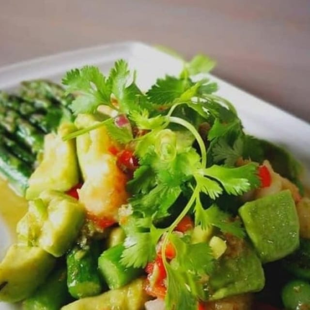 Asparagus & Avocado Salad.