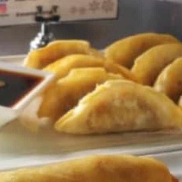 Fried Gyoza.