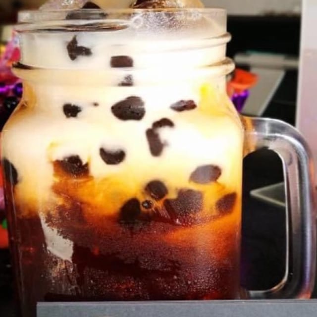 Thai Ice Tea with Boba.