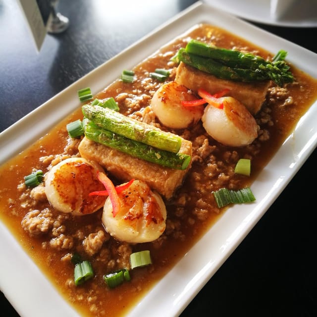 Scallops Tofu Savory.